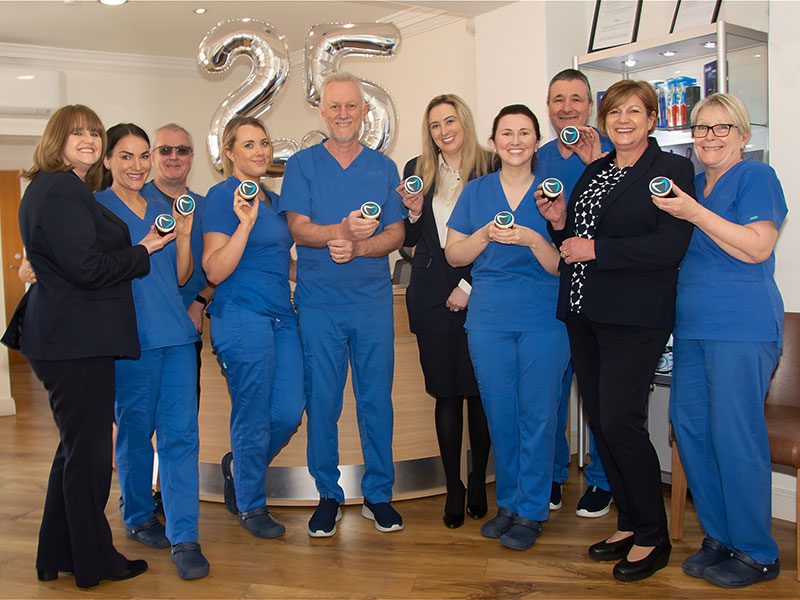 North Street Dental staff celebrating their 25th Anniversary